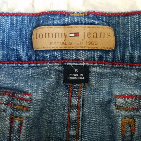 Tommy Hilfiger Blue Jean Denim Mini Skirt - Picture 6 of 12